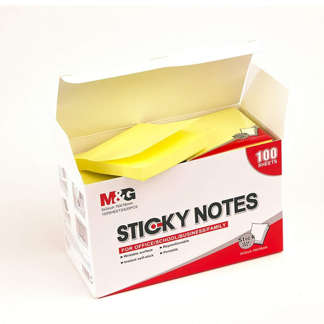 M&G STICKY NOTES 3X5 – X 12